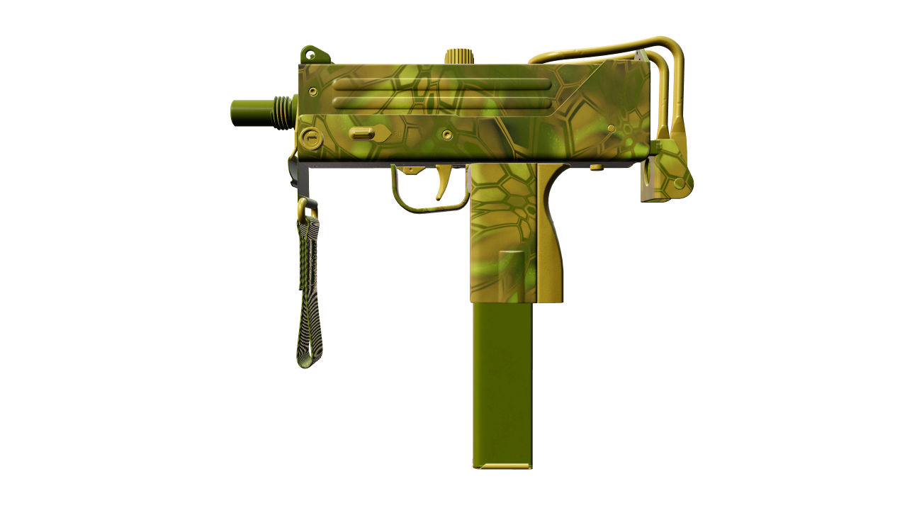 Front view of MAC-10 | Acid Hex