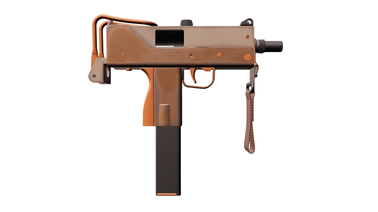 Back view of MAC-10 | Bronzer
