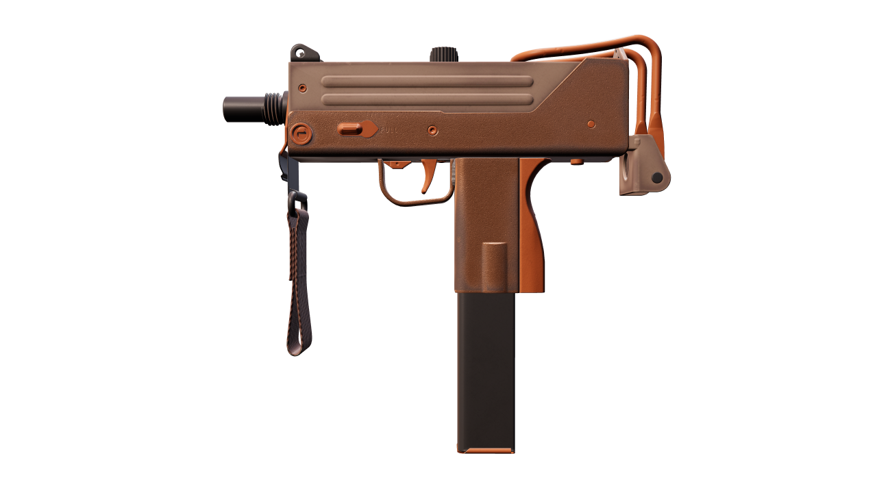 Front view of MAC-10 | Bronzer