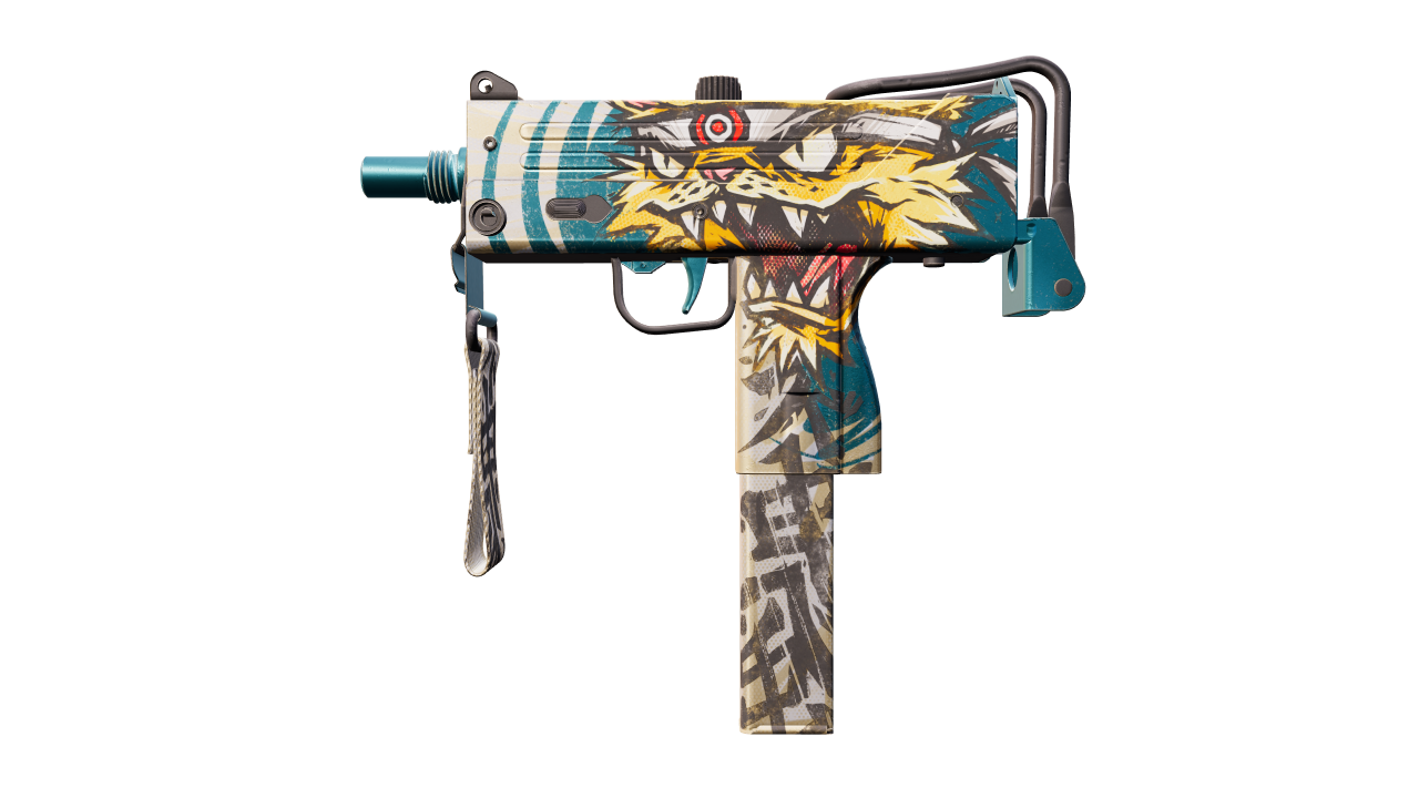 Front view of MAC-10 | Cat Fight