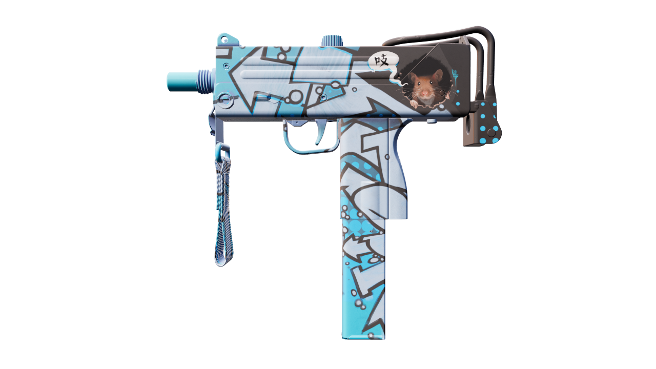 Front view of MAC-10 | Pipsqueak