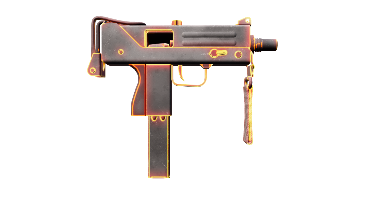 Back view of MAC-10 | Heat