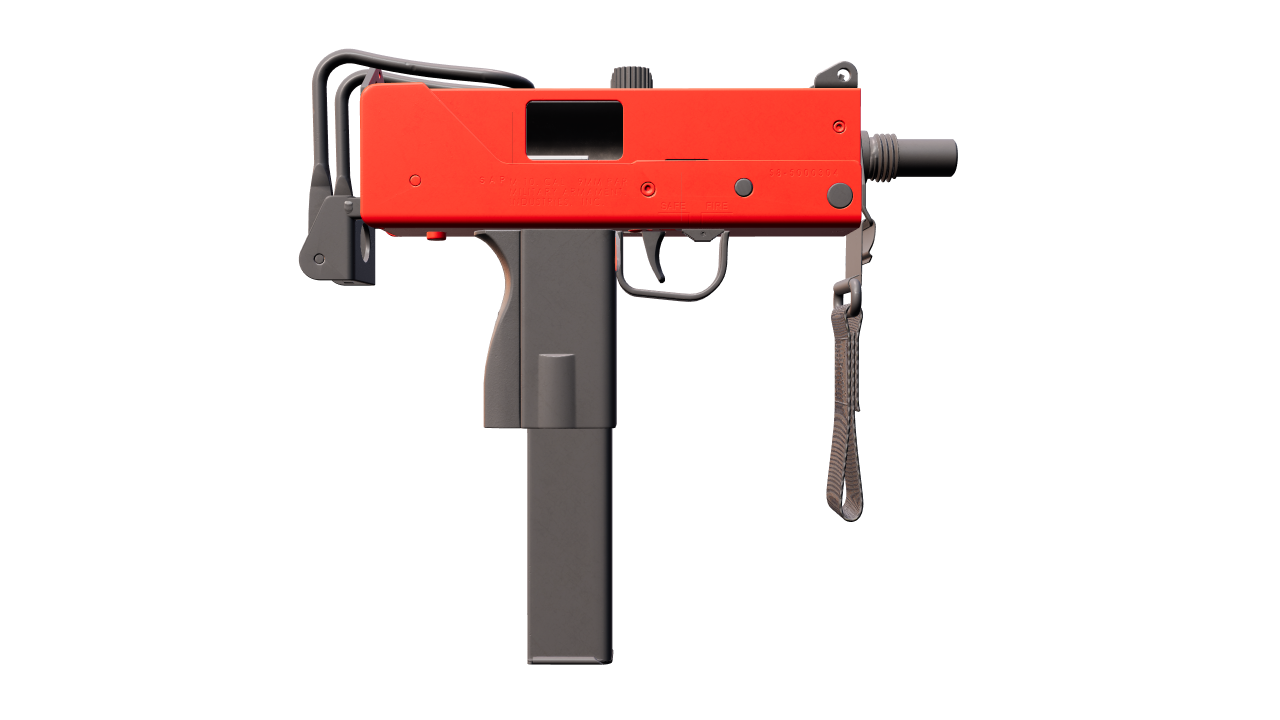 Back view of MAC-10 | Candy Apple