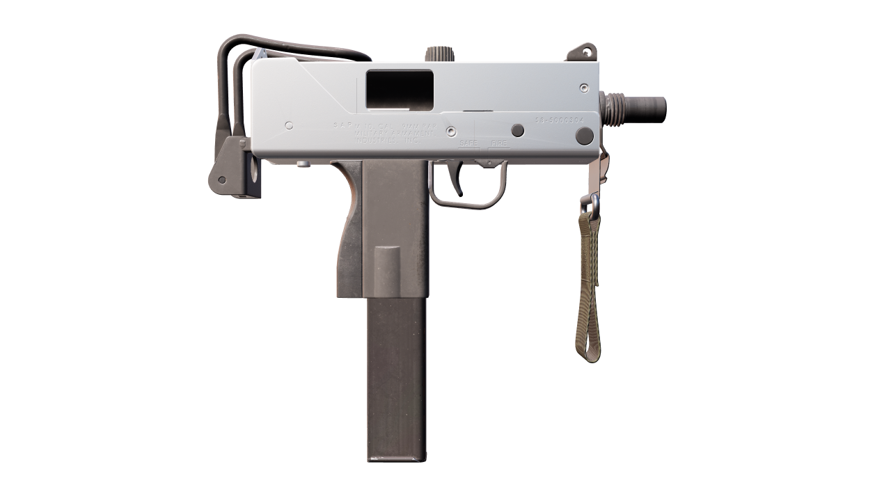 Back view of MAC-10 | Silver
