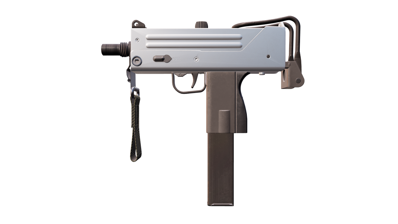 Front view of MAC-10 | Silver