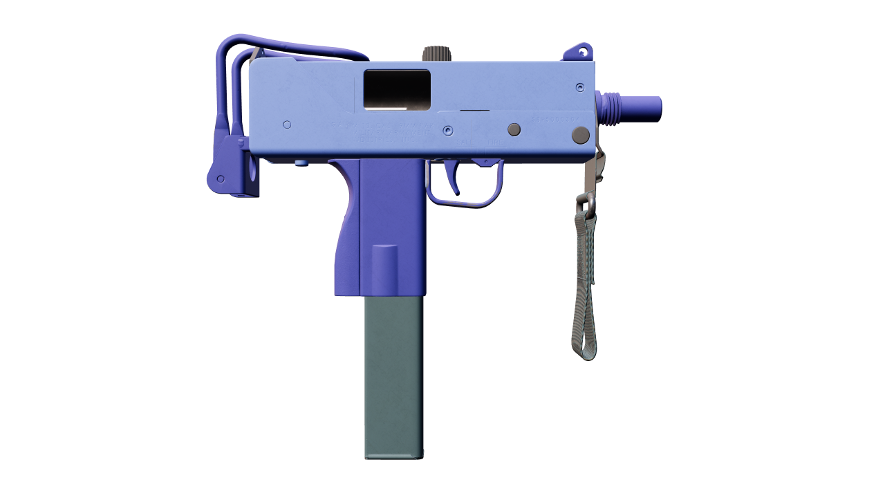 Back view of MAC-10 | Indigo