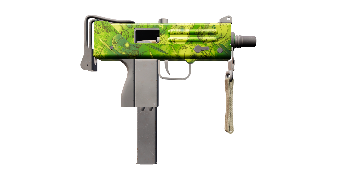 Back view of MAC-10 | Nuclear Garden