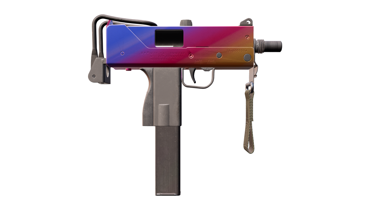 Back view of MAC-10 | Fade