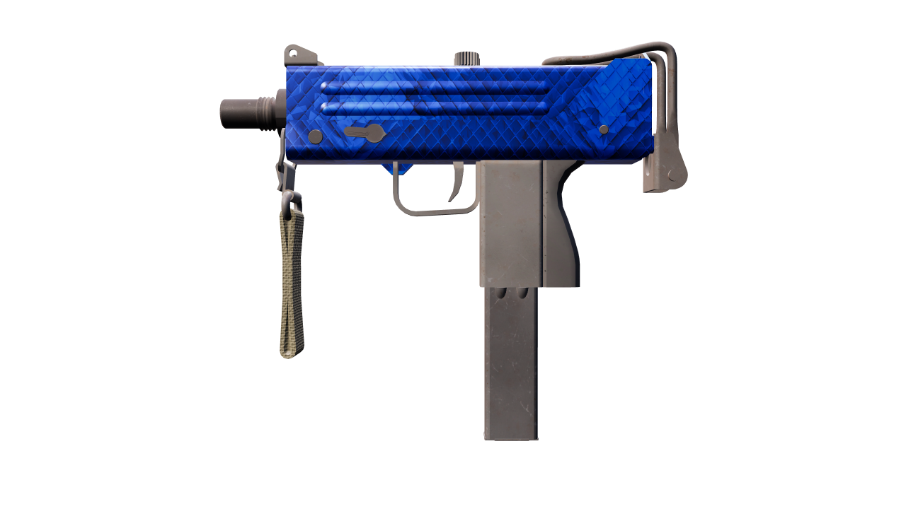 Front view of MAC-10 | Lapis Gator