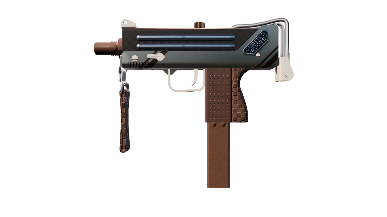 Front view of MAC-10 | Calf Skin