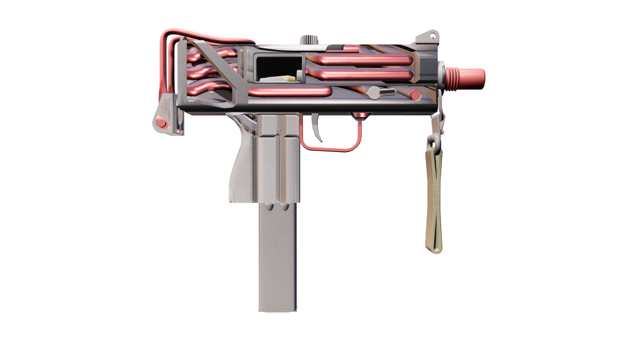 Back view of MAC-10 | Pipe Down
