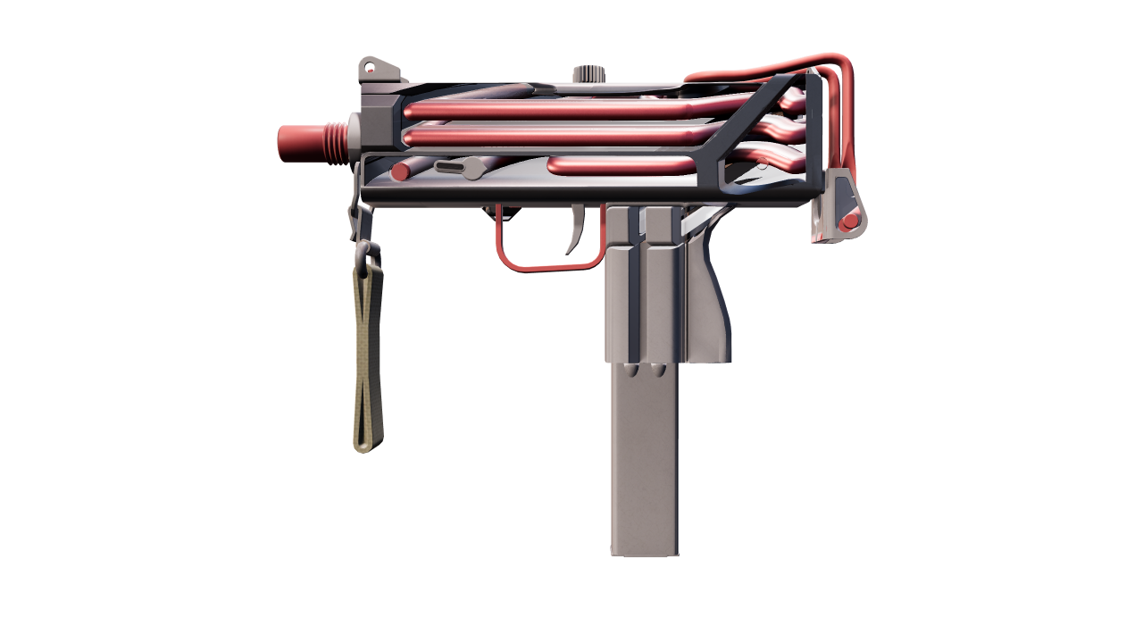Front view of MAC-10 | Pipe Down