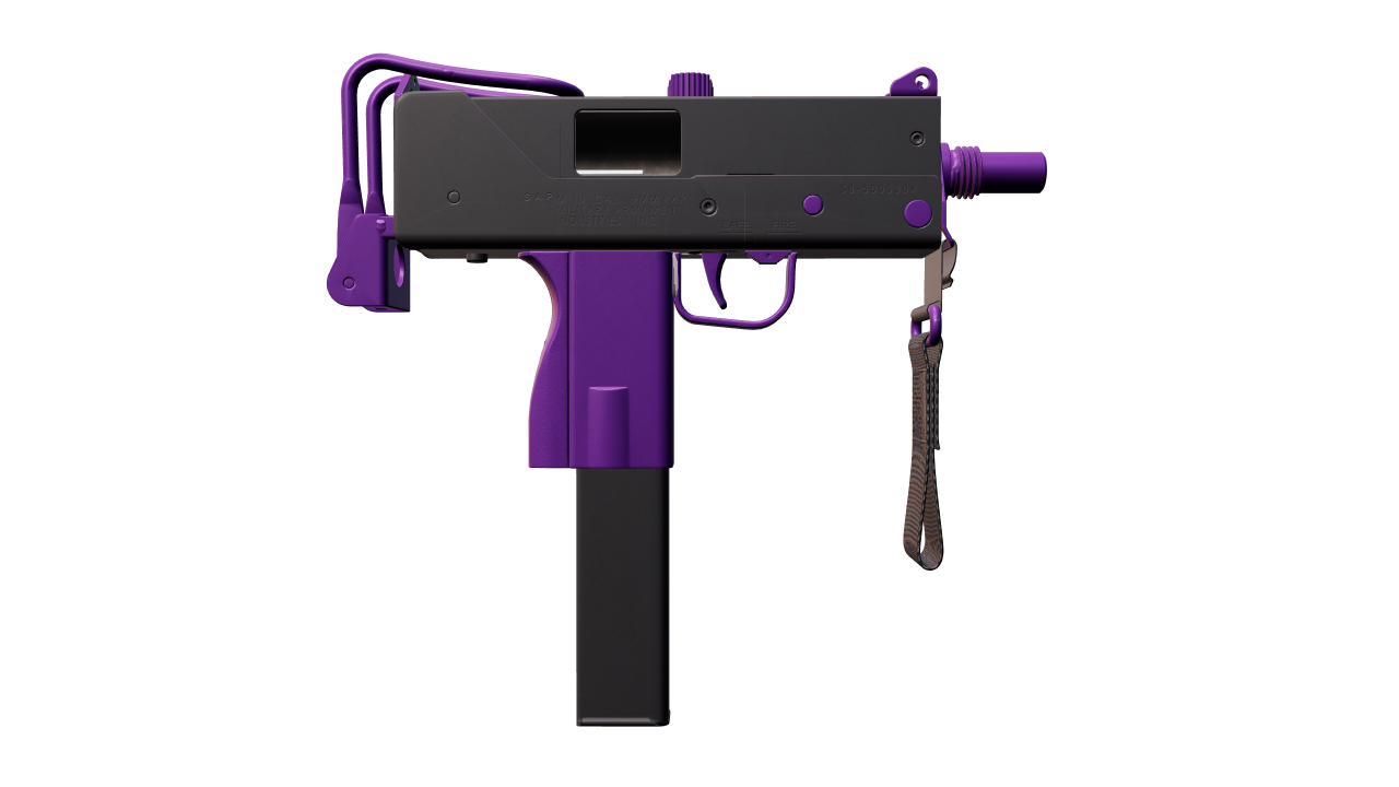 Back view of MAC-10 | Ultraviolet