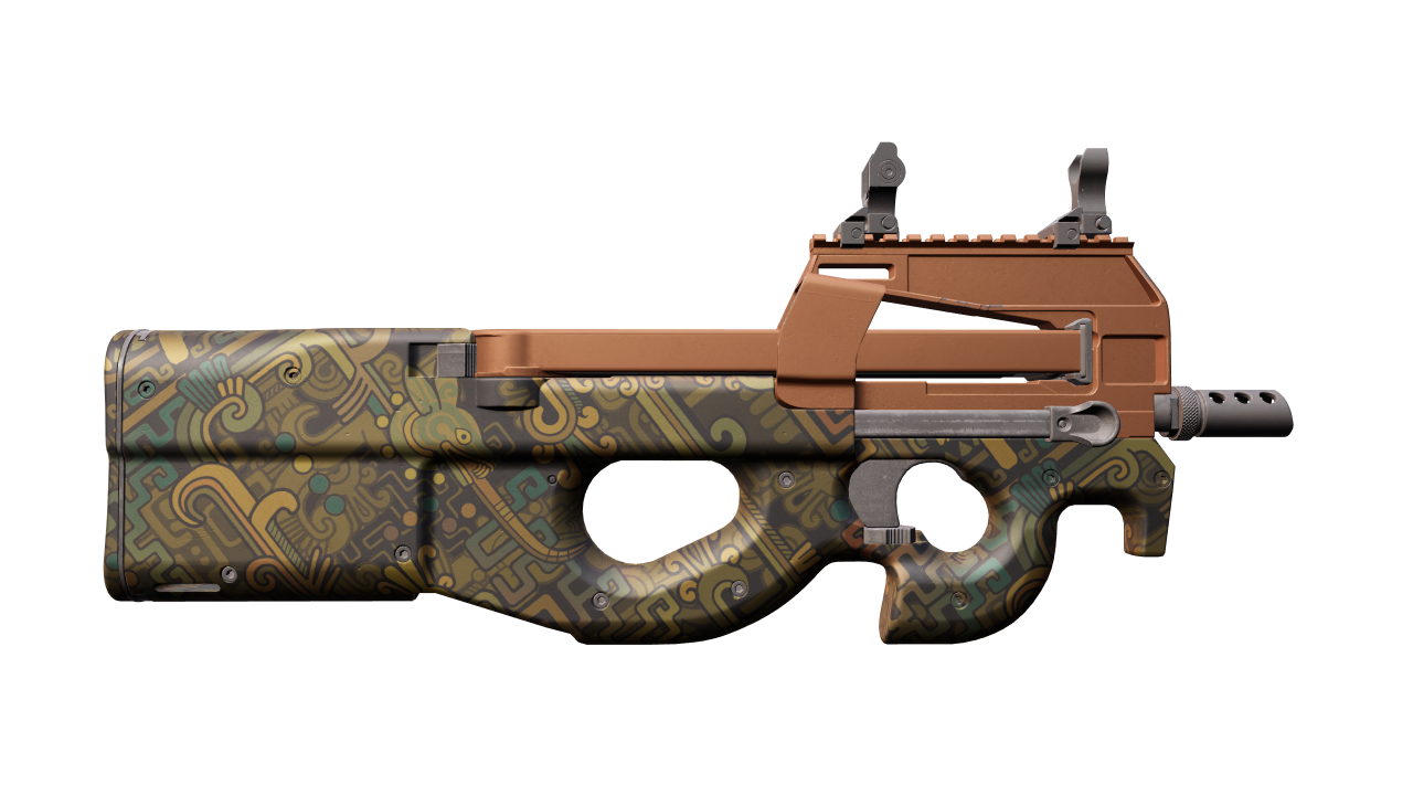 Back view of P90 | Ancient Earth