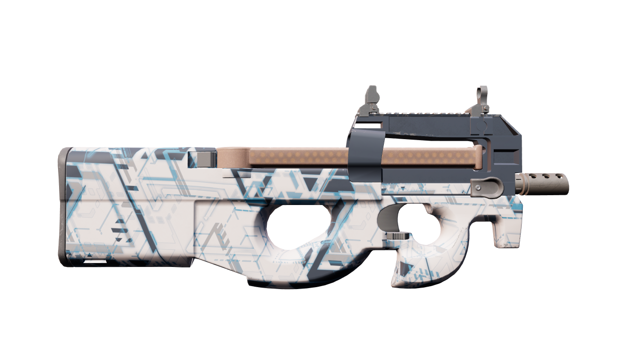 Back view of P90 | Schematic