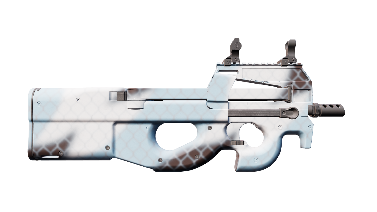 Back view of P90 | Glacier Mesh