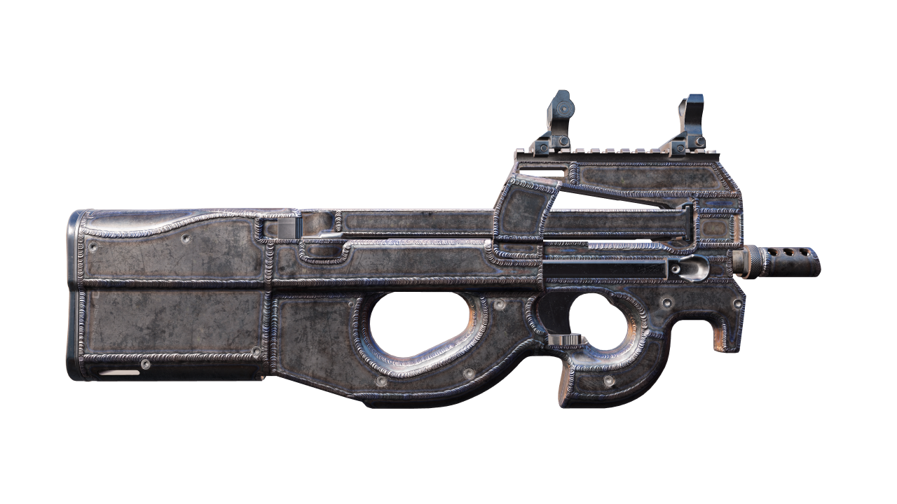 Back view of P90 | Straight Dimes