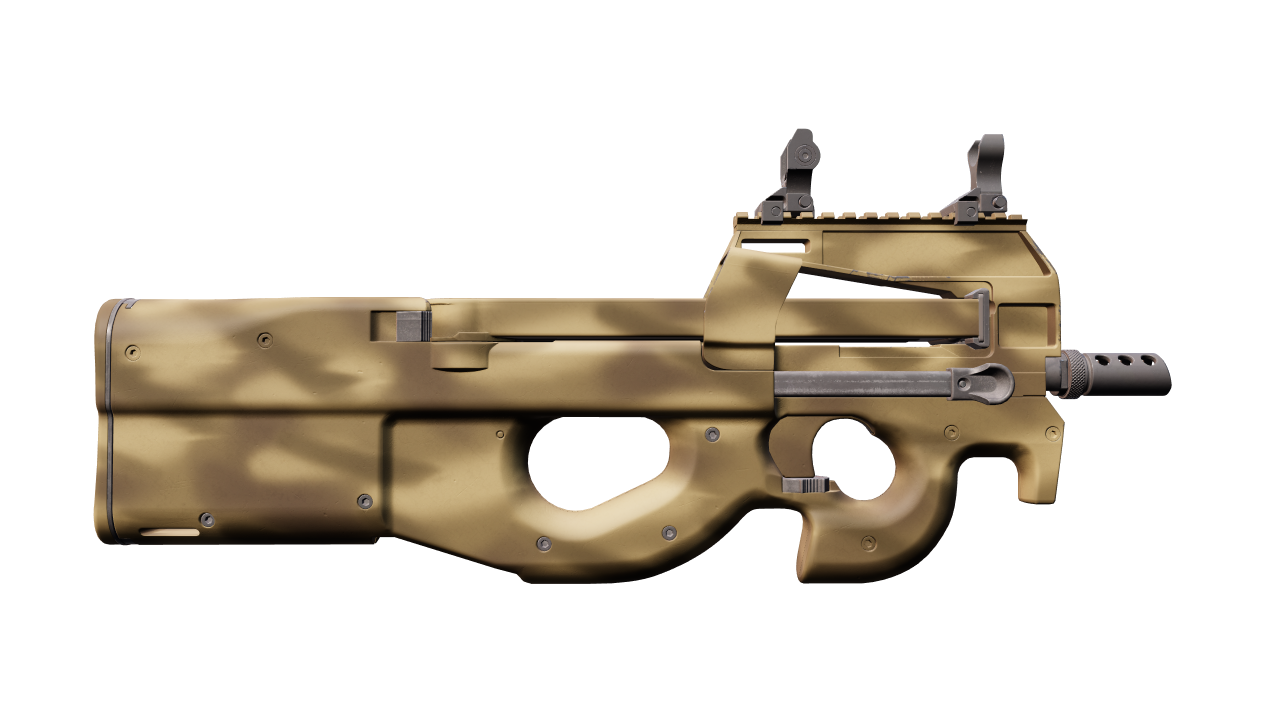 Back view of P90 | Sand Spray