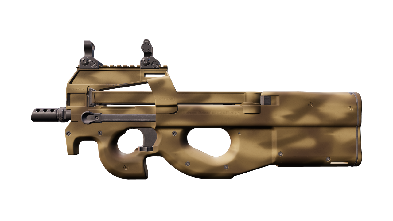 Front view of P90 | Sand Spray