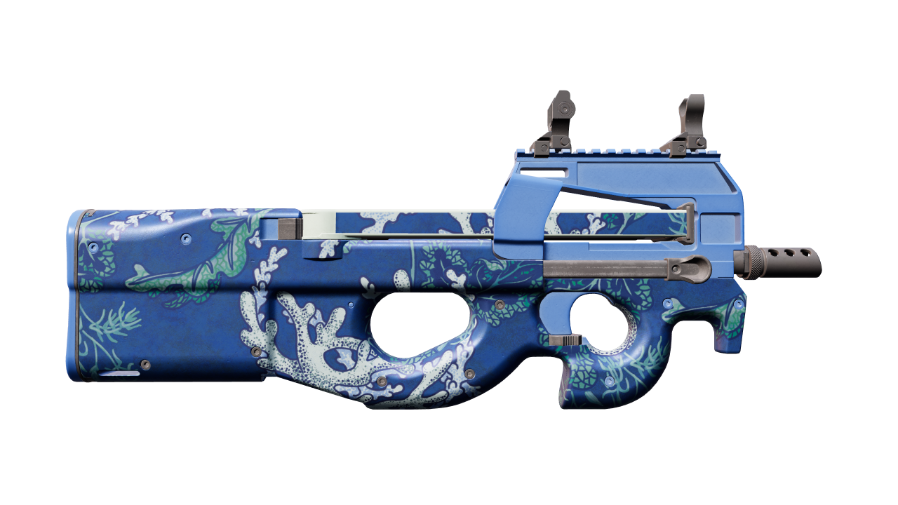 Back view of P90 | Reef Grief