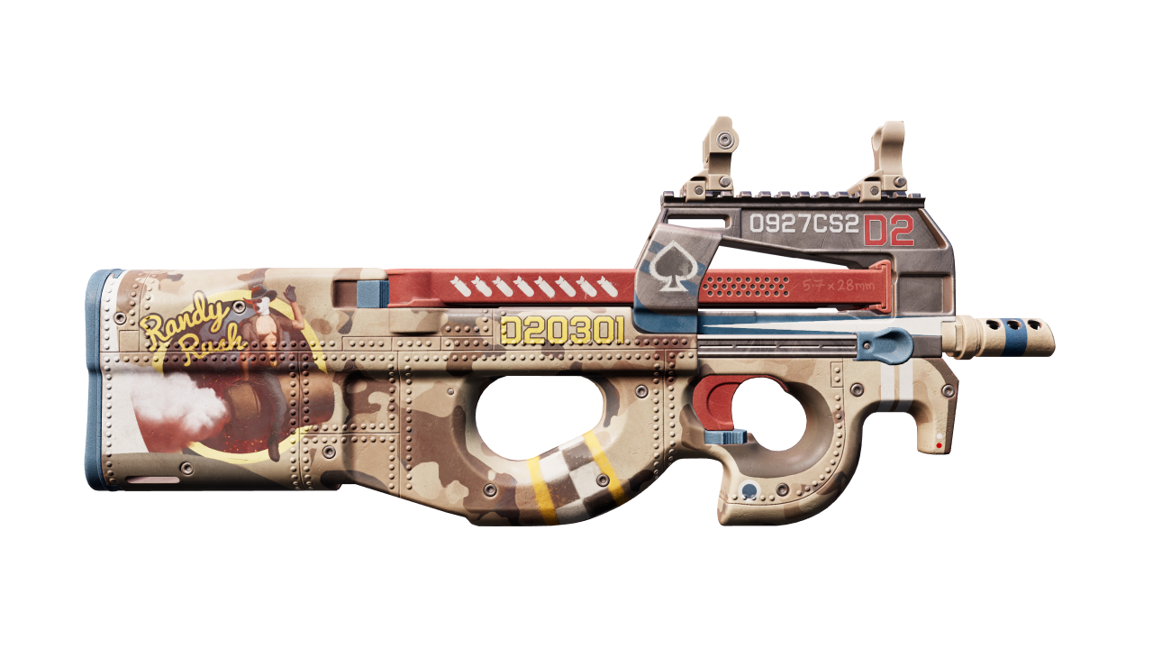 Back view of P90 | Randy Rush