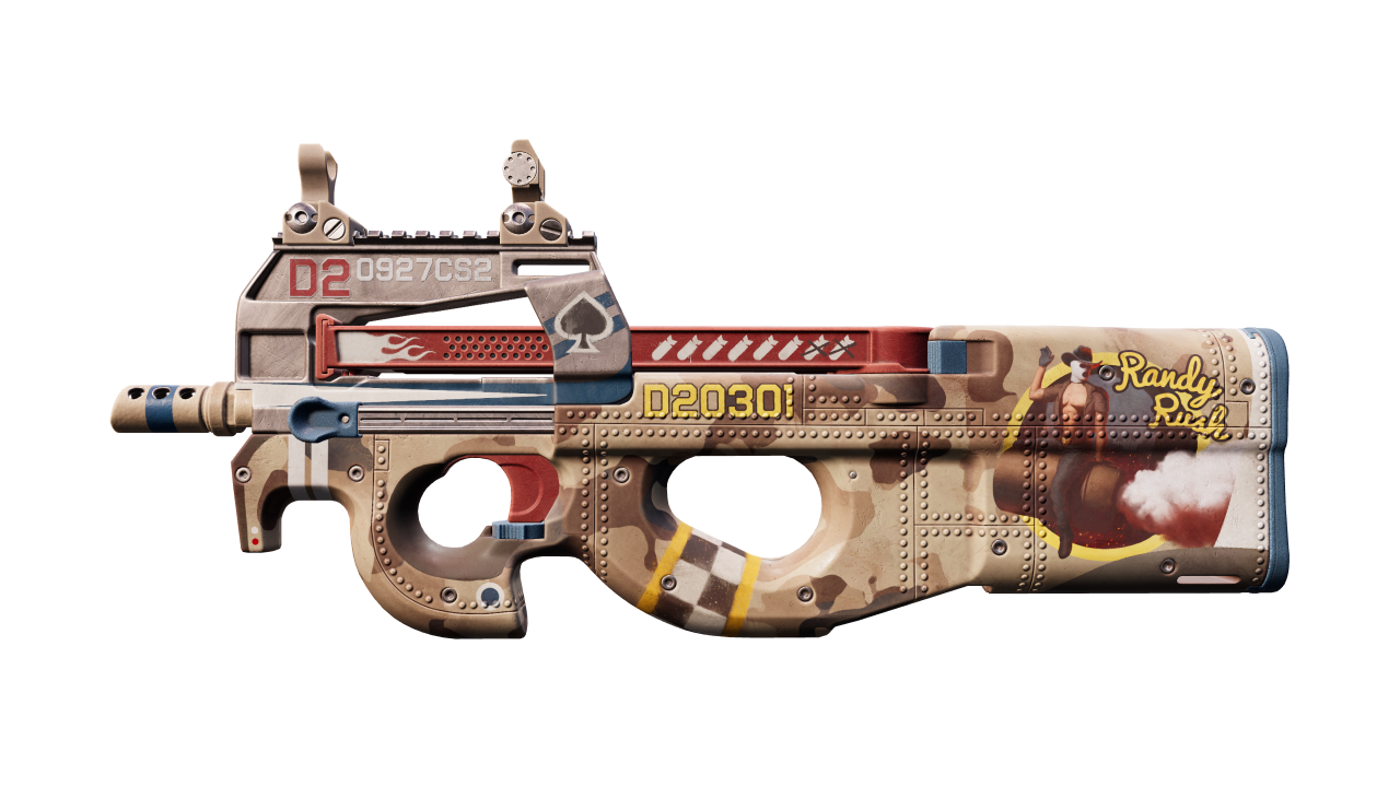 Front view of P90 | Randy Rush