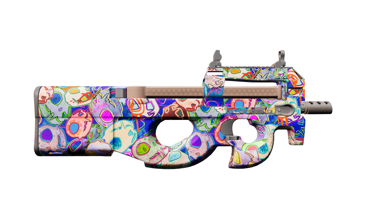Back view of P90 | Death by Kitty