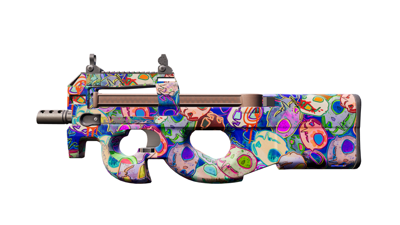 Front view of P90 | Death by Kitty