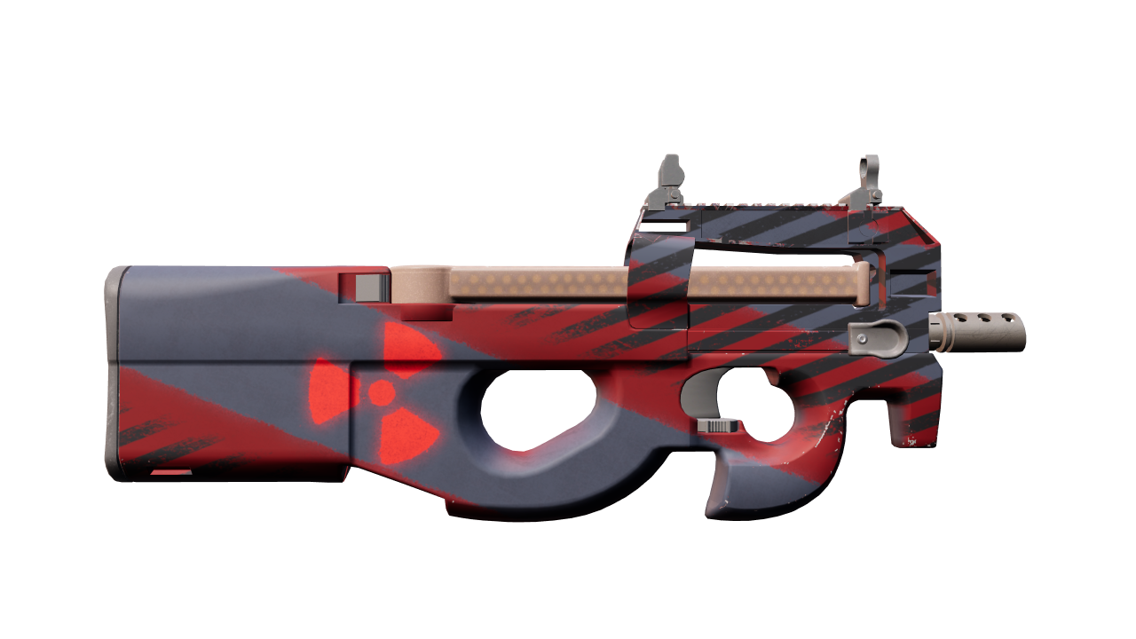 Back view of P90 | Fallout Warning