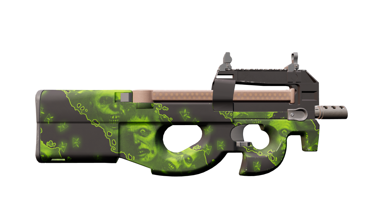 Back view of P90 | Virus