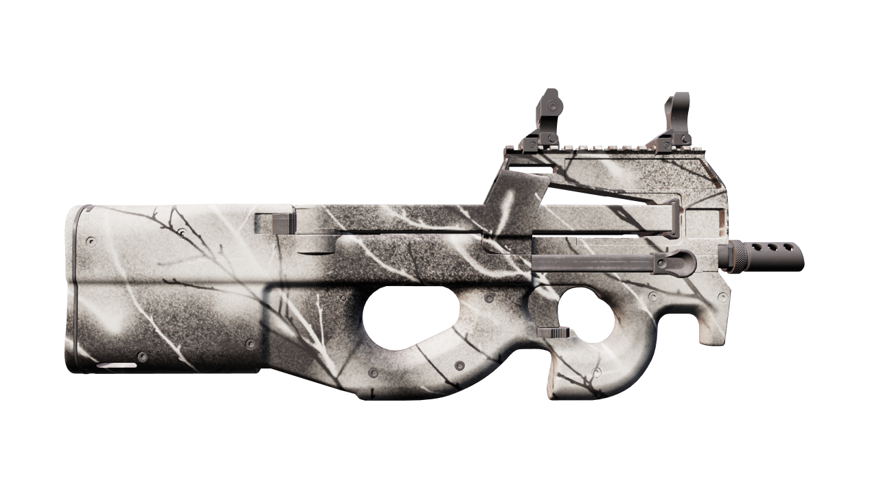 Back view of P90 | Ash Wood