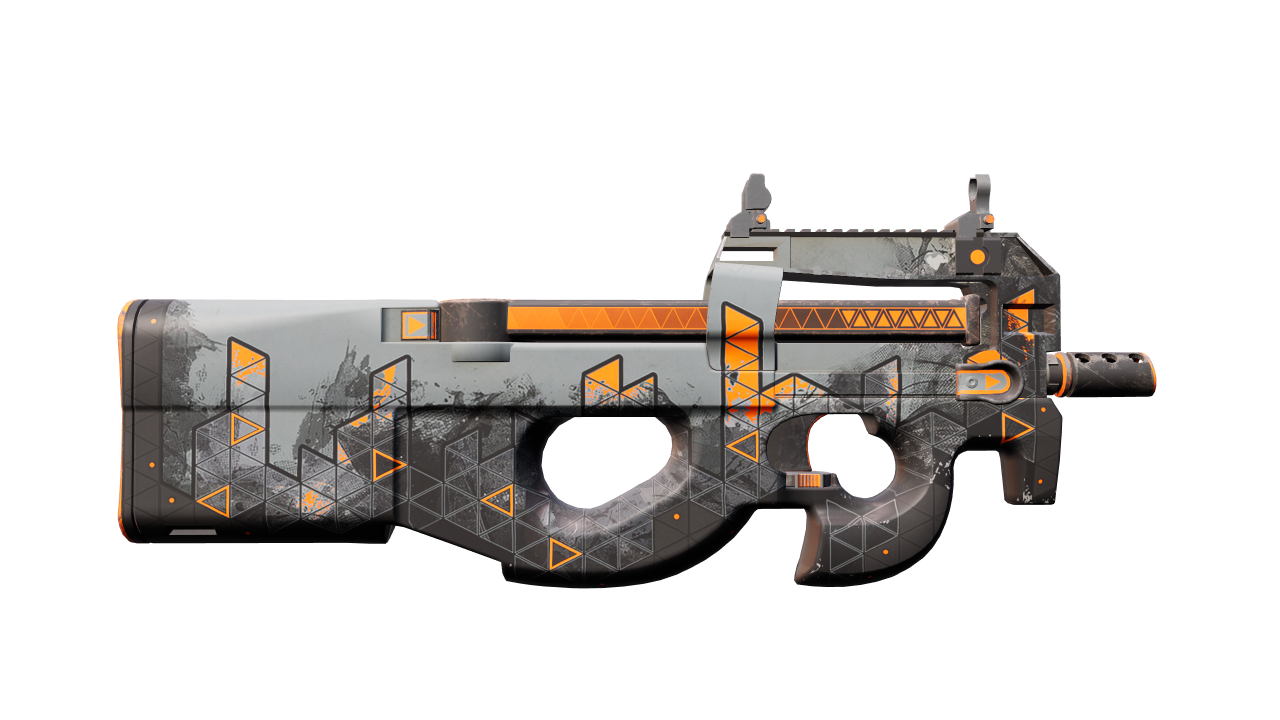 Back view of P90 | Trigon