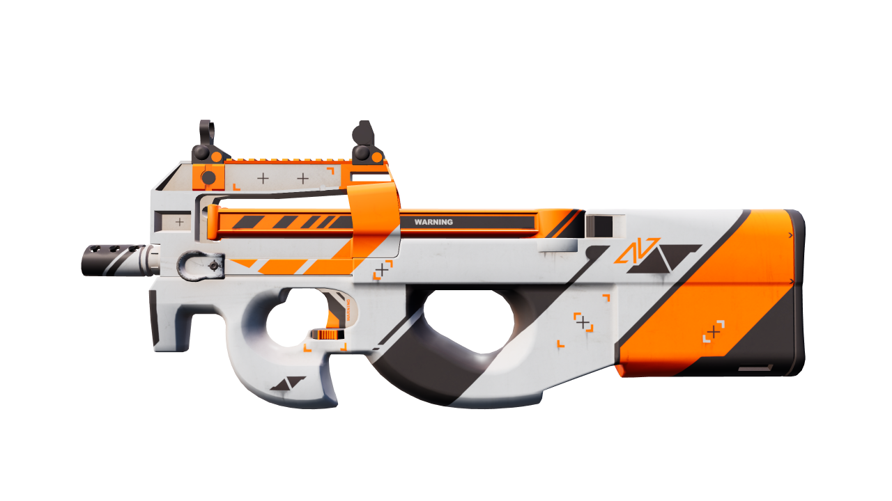 Front view of P90 | Asiimov