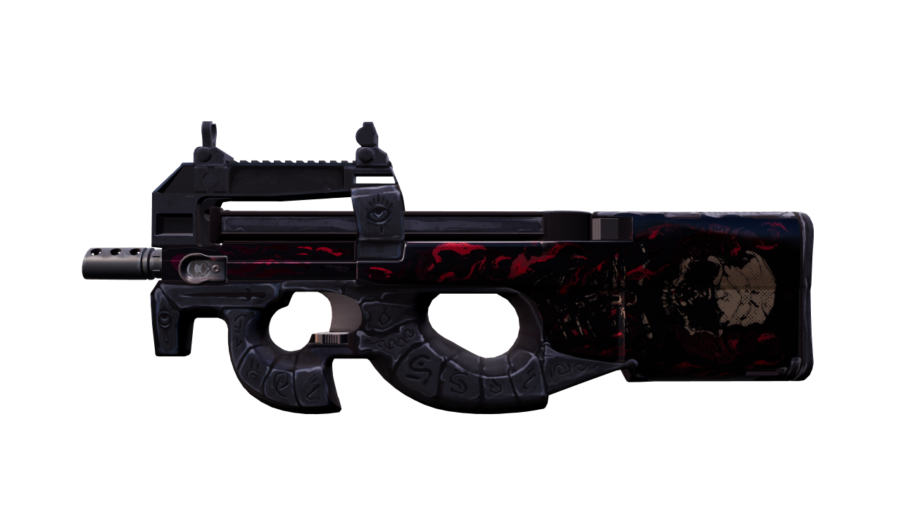 Front view of P90 | Shallow Grave