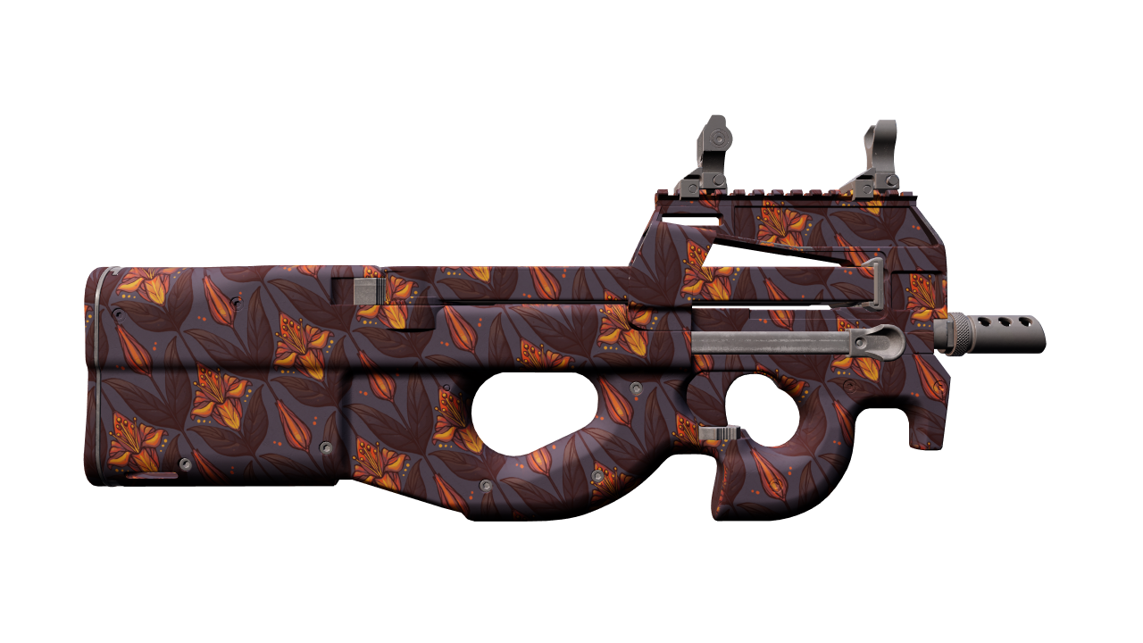 Back view of P90 | Sunset Lily