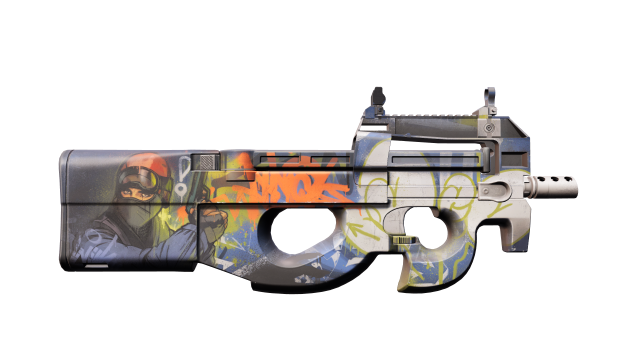Back view of P90 | Nostalgia