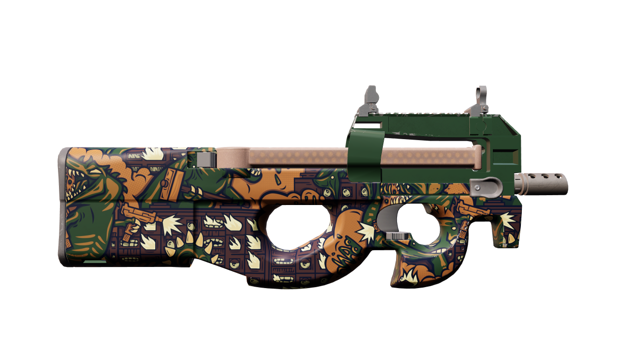 Back view of P90 | Cocoa Rampage