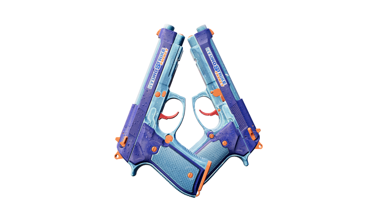 Front view of Dual Berettas | Hydro Strike