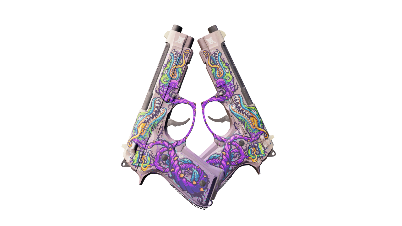 Front view of Dual Berettas | Flora Carnivora