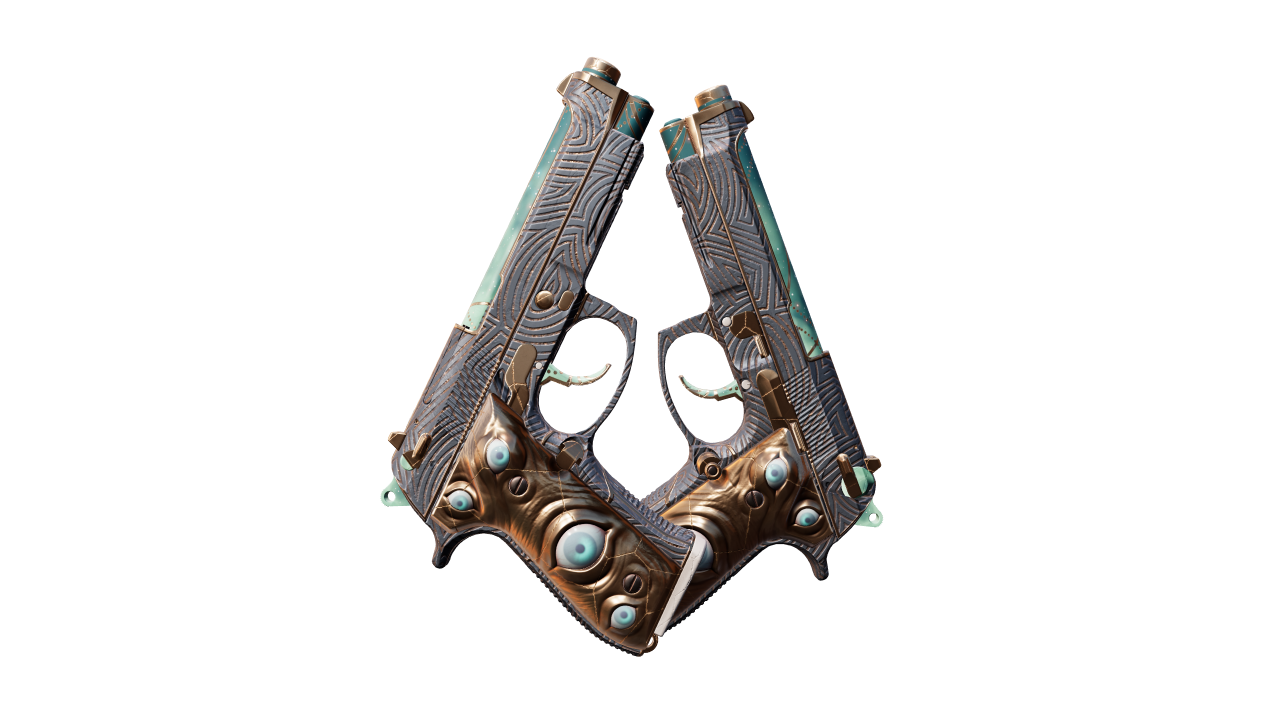Back view of Dual Berettas | Angel Eyes