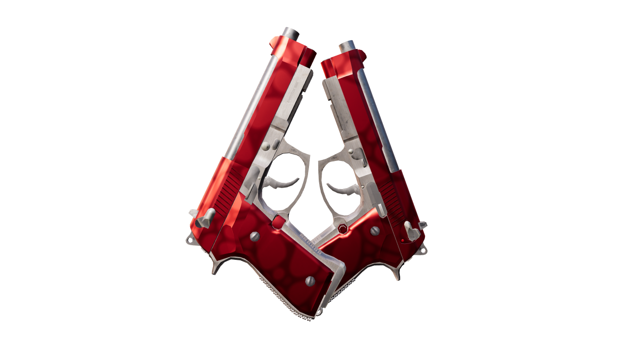 Back view of Dual Berettas | Hemoglobin