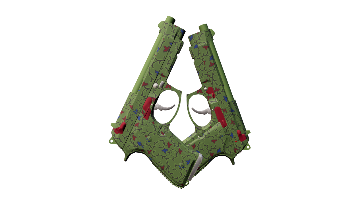 Back view of Dual Berettas | Briar