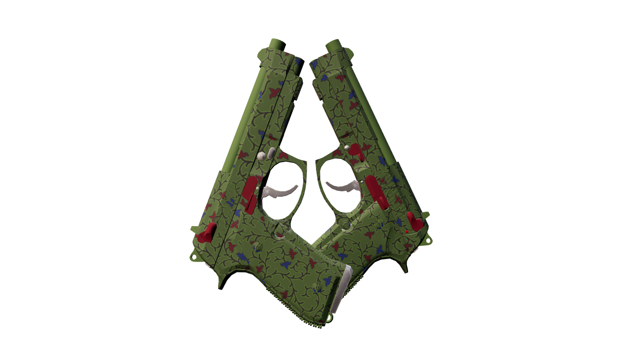 Front view of Dual Berettas | Briar