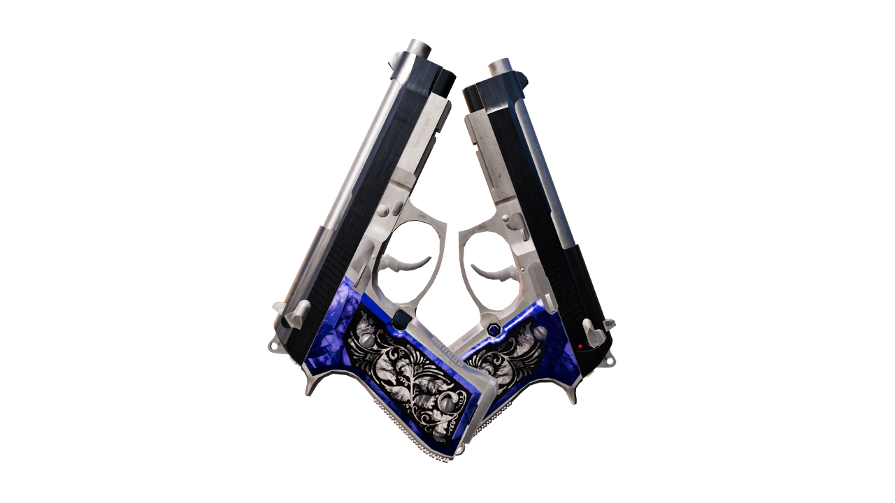 Back view of Dual Berettas | Duelist
