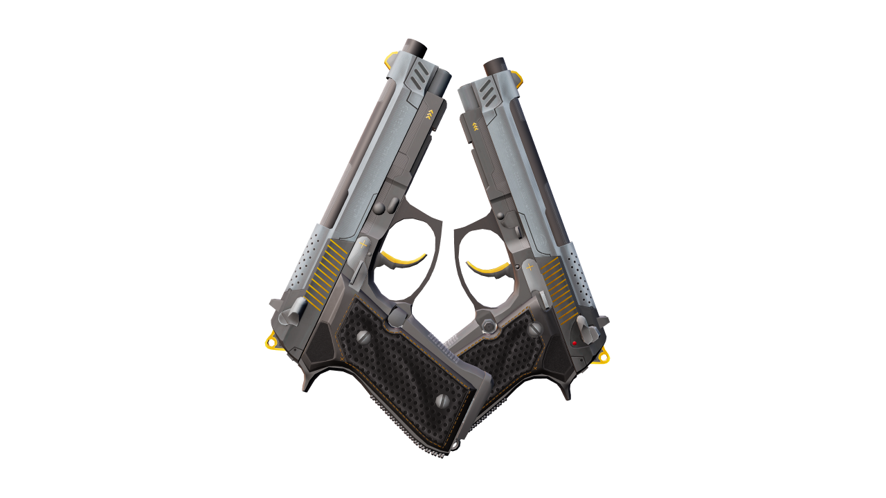 Back view of Dual Berettas | Ventilators
