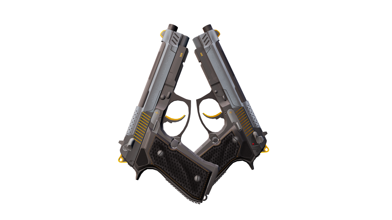 Front view of Dual Berettas | Ventilators