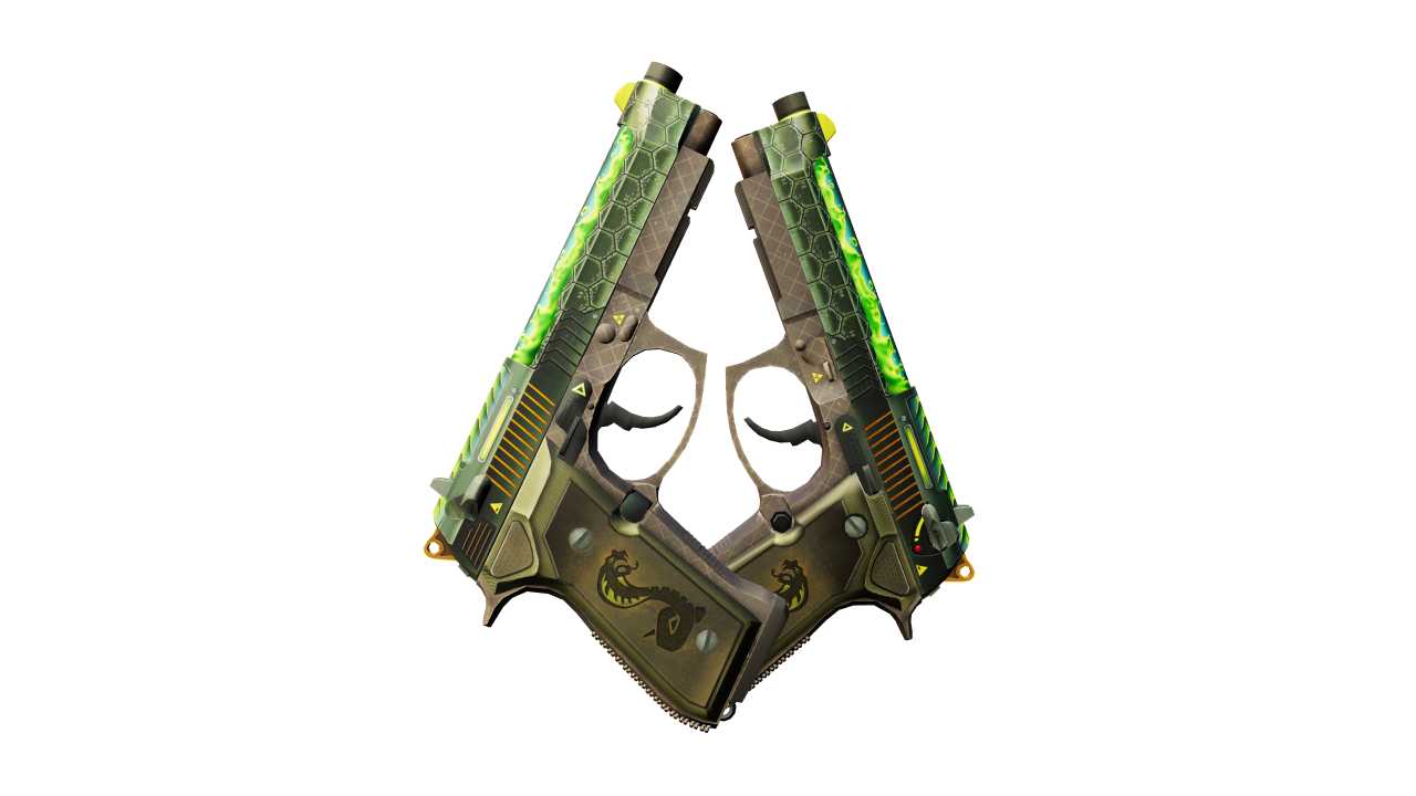 Back view of Dual Berettas | Cobra Strike