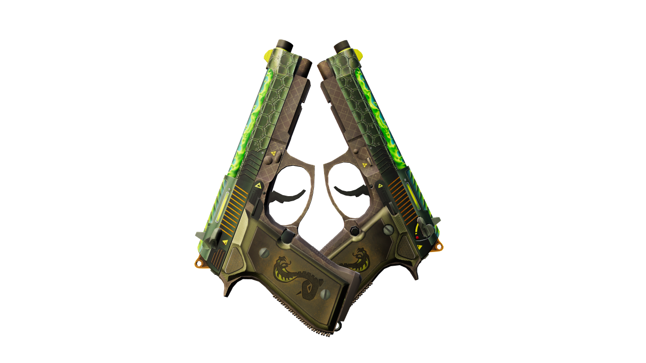 Front view of Dual Berettas | Cobra Strike