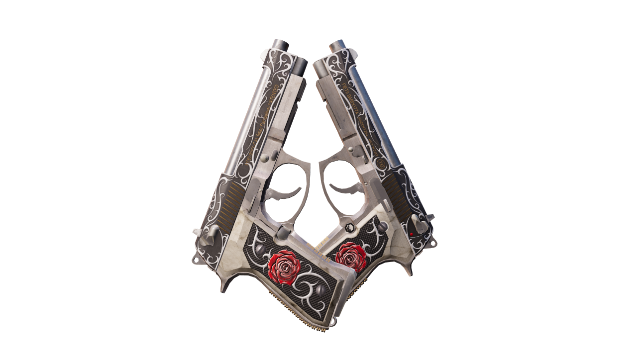 Front view of Dual Berettas | Balance