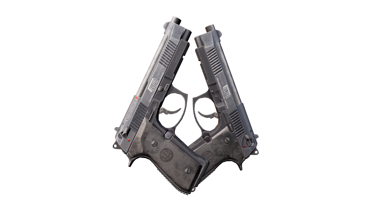 Back view of Dual Berettas | Elite 1.6